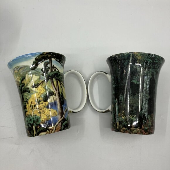 McIntosh Fine Bone China Old Masters Group of Seven Mug Set Gift Box - Picture 8 of 12